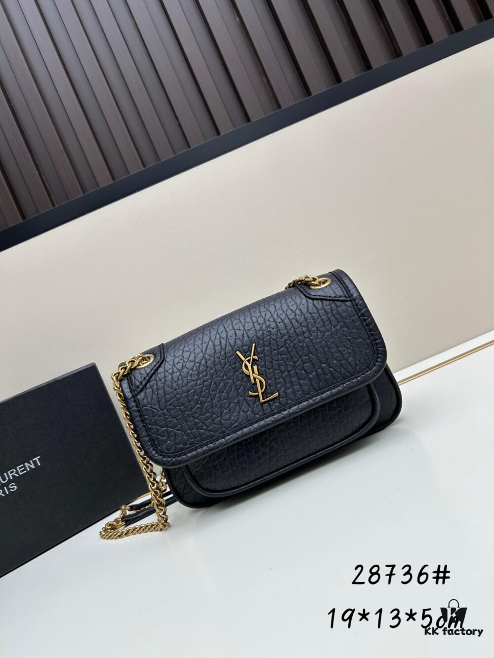 6930ca0f6e68136f4d9b00f8 New Arrival with Box 💰 YSL Saint Laurent Niki Grained Leather Mini Shoulder Bag