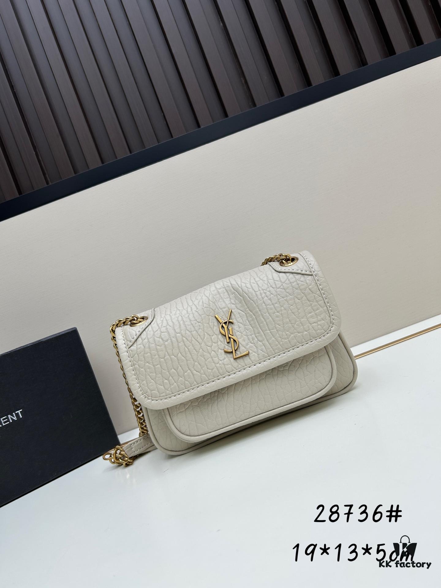 6930ca126e68136f4d9b00fa New Arrival with Box 💰 YSL Saint Laurent Niki Grained Leather Mini Shoulder Bag
