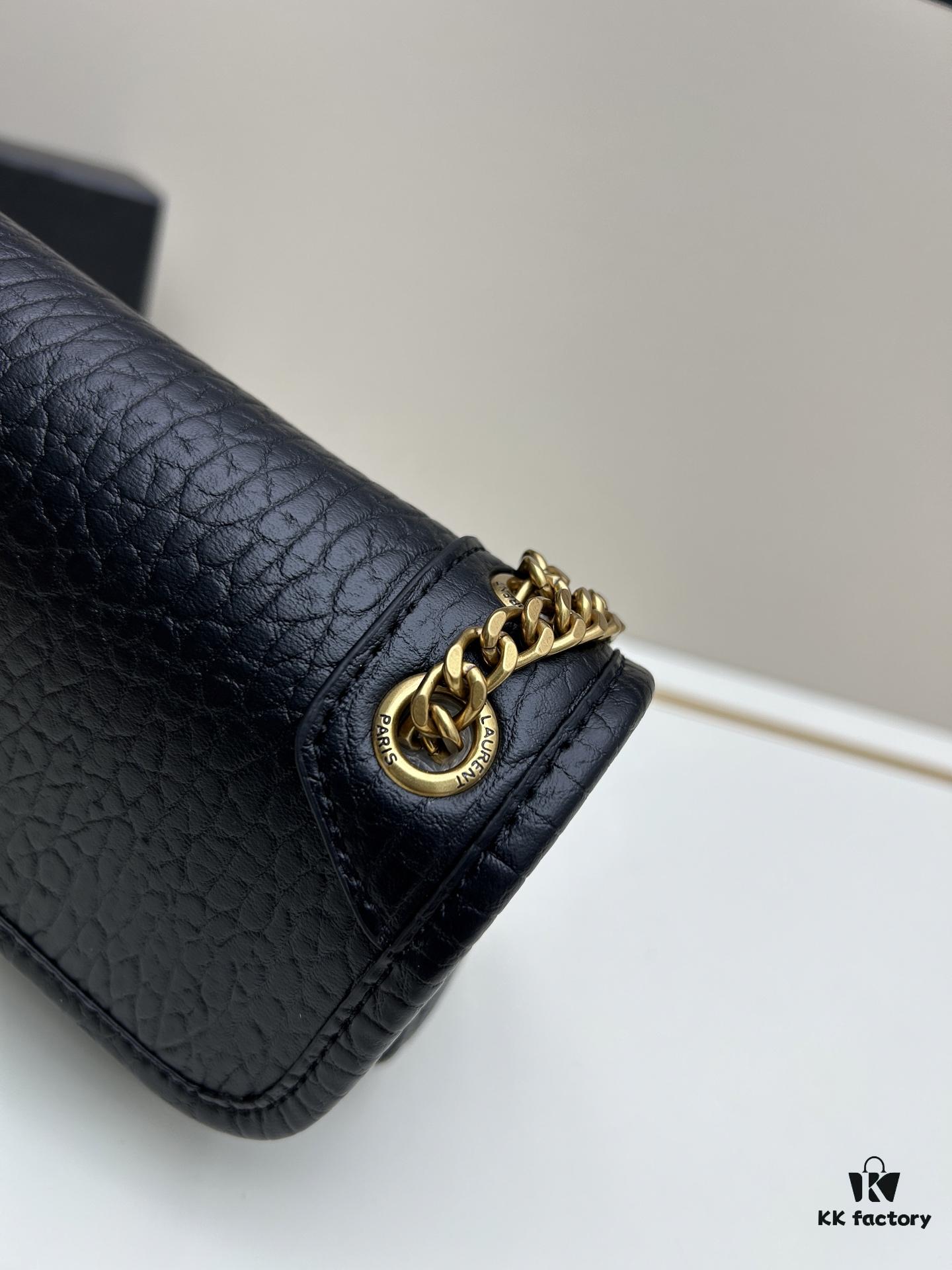 New Arrival with Box 💰 YSL Saint Laurent Niki Grainy Leather Mini Shoulder Bag