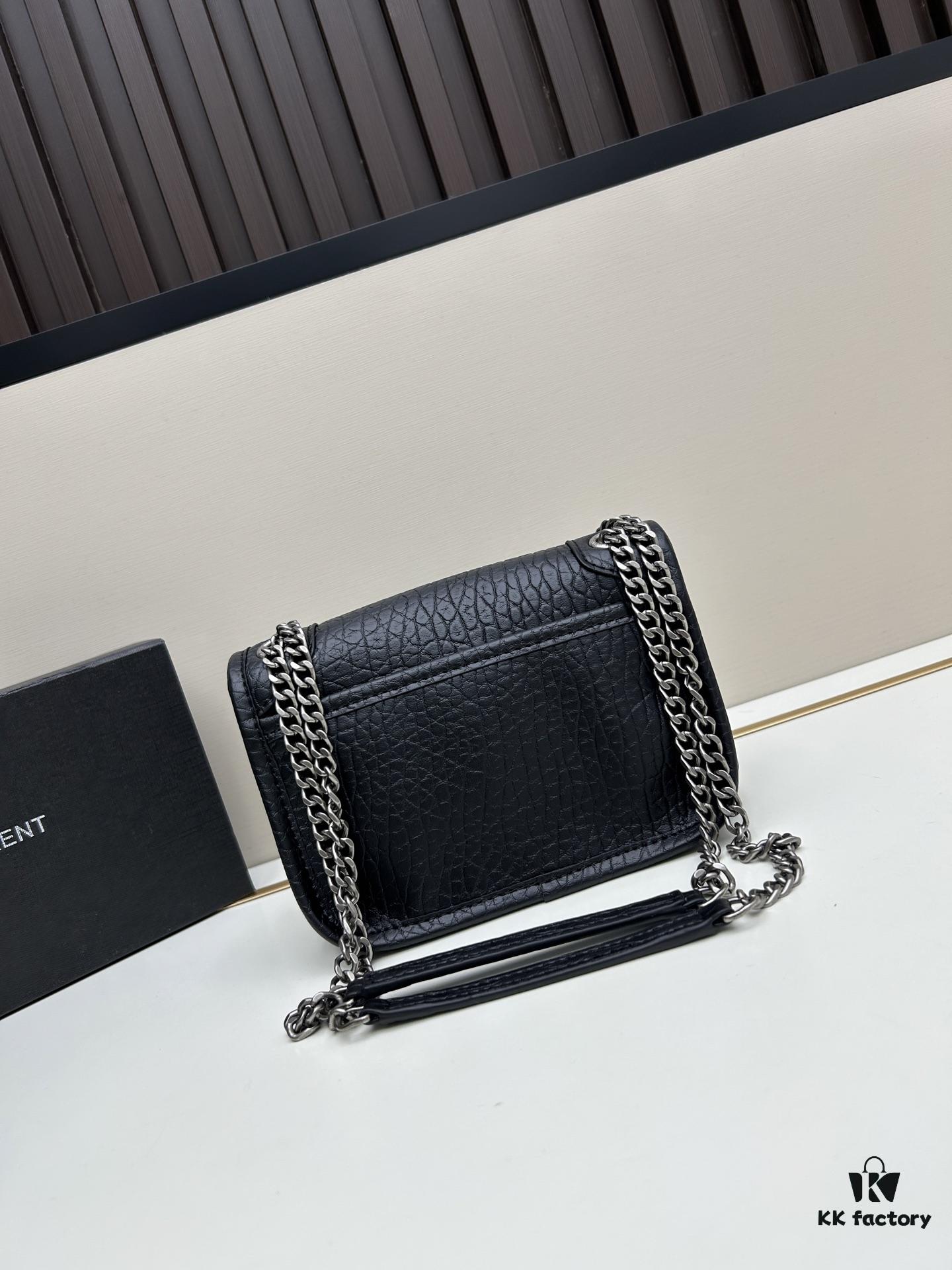 New Arrival with Box 💰 YSL Saint Laurent Niki Grainy Leather Mini Shoulder Bag