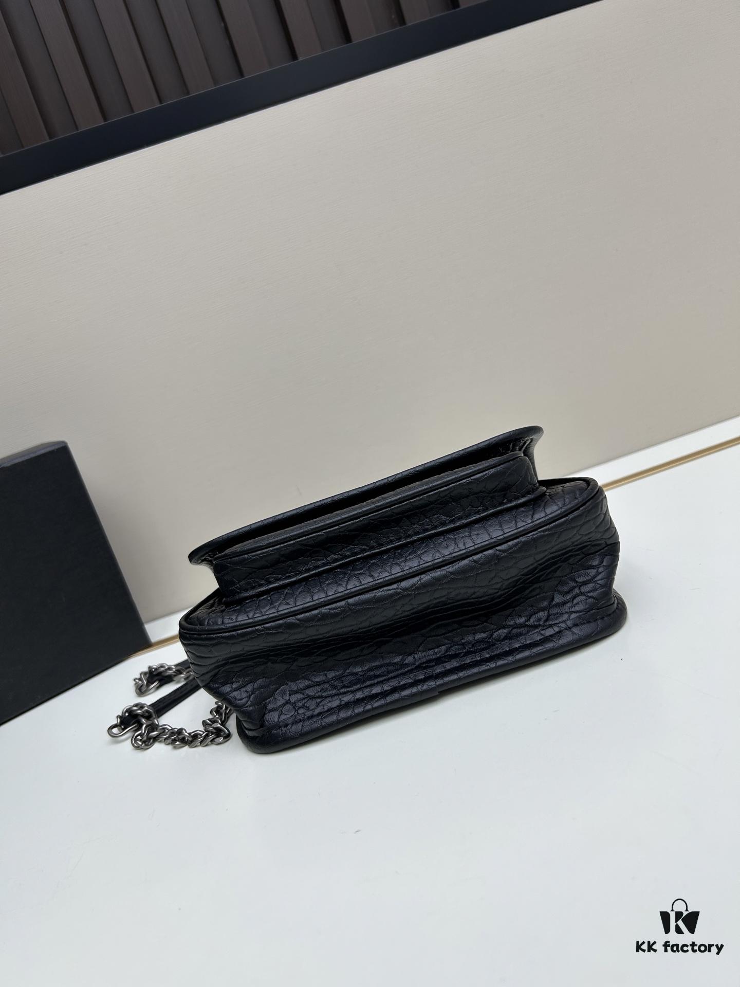 New Arrival with Box 💰 YSL Saint Laurent Niki Grainy Leather Mini Shoulder Bag