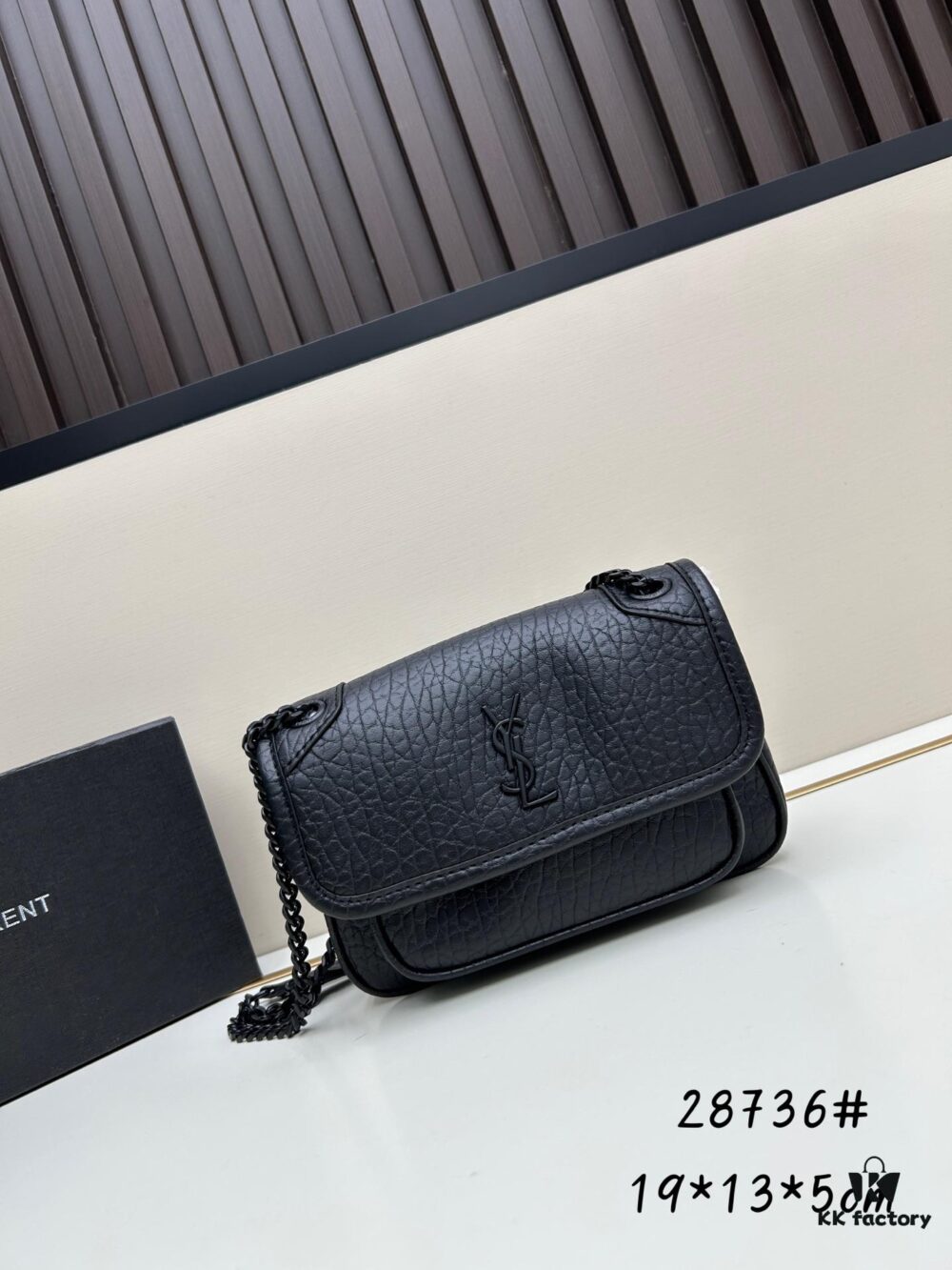 6930ca1d6e68136f4d9b010c New Arrival with Box 💰 YSL Saint Laurent Niki Grainy Leather Mini Shoulder Bag