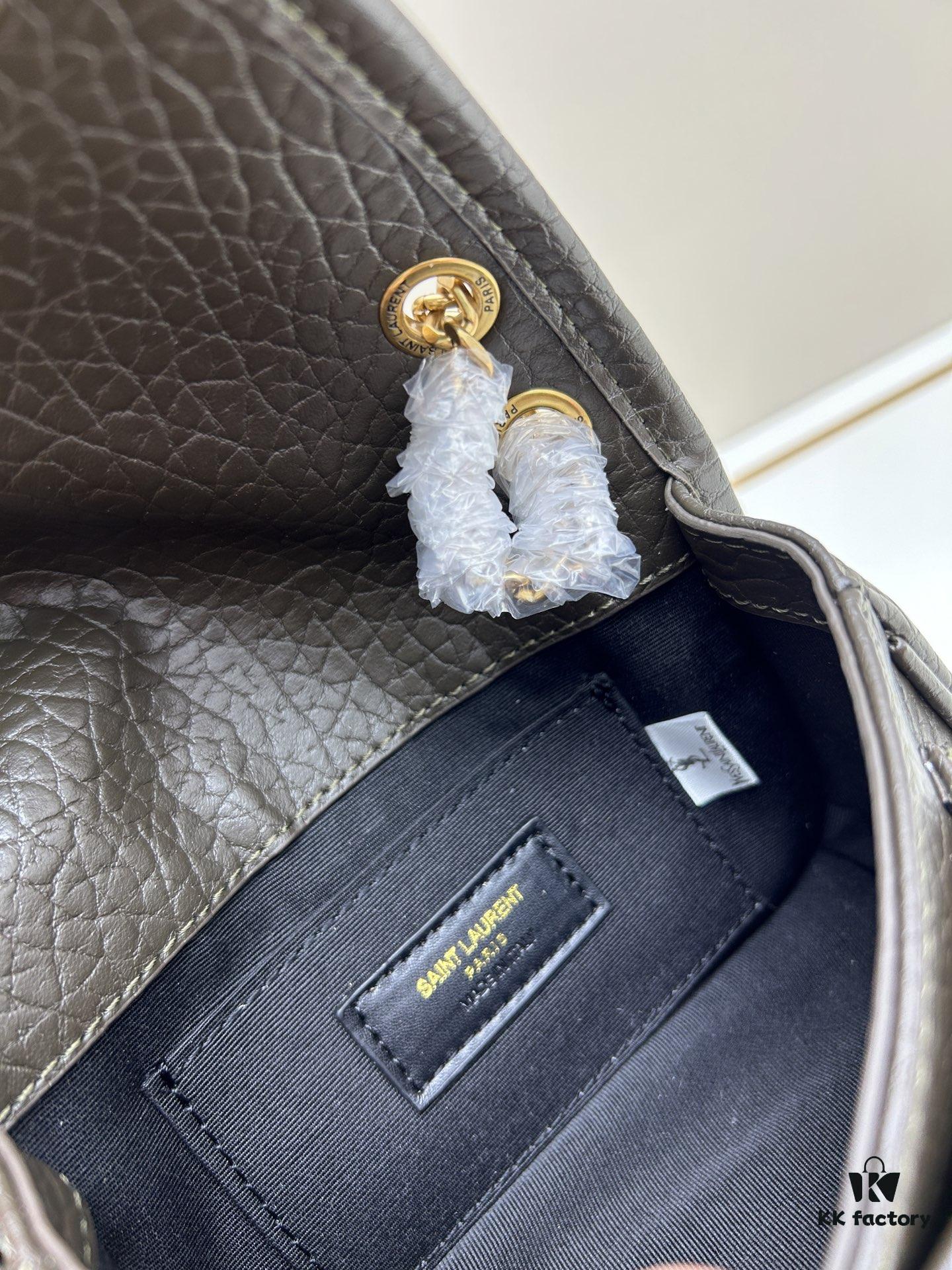 New Arrival with Box 💰 YSL Saint Laurent Niki Grainy Leather Mini Shoulder Bag