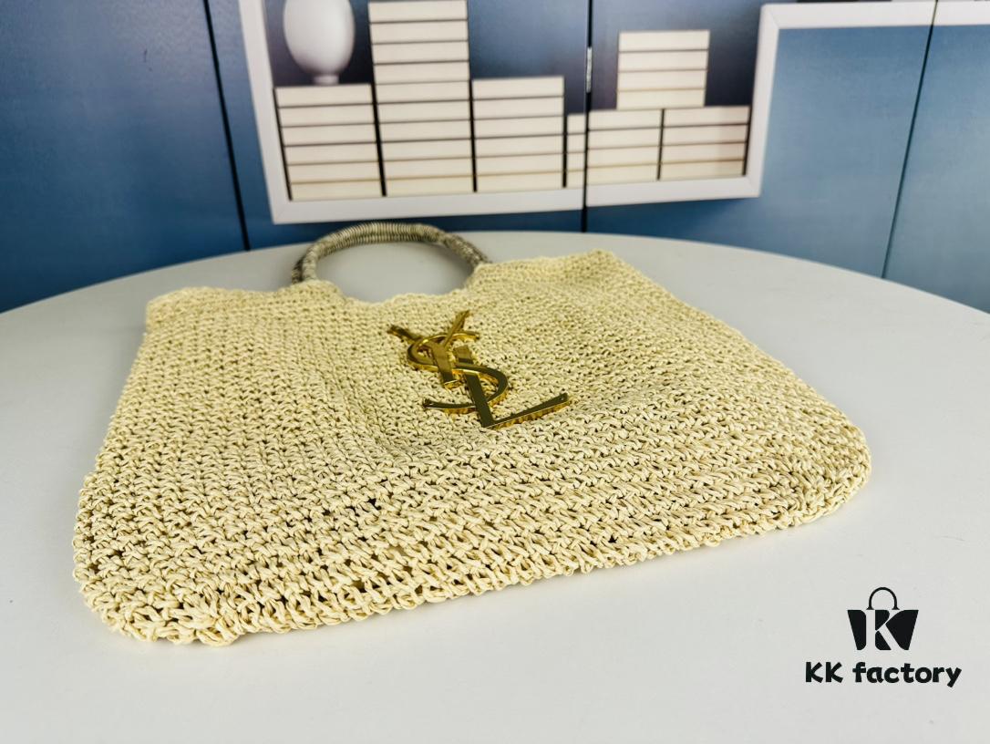 6930ca3a6e68136f4d9b013e New YSL Openwork Woven Series – Rich Vacation Vibes