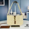 6930ca4b6e68136f4d9b015b New Bestseller YSL Le 5 à 7 Raffia Mini Shoulder Bag