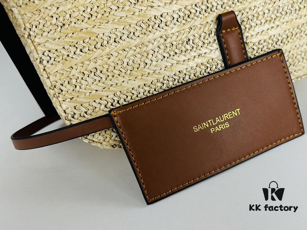 6930ca516e68136f4d9b0162 New Bestseller YSL Le 5 à 7 Raffia Mini Shoulder Bag