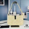 6930ca516e68136f4d9b0164 New Bestseller YSL Le 5 à 7 Raffia Mini Shoulder Bag