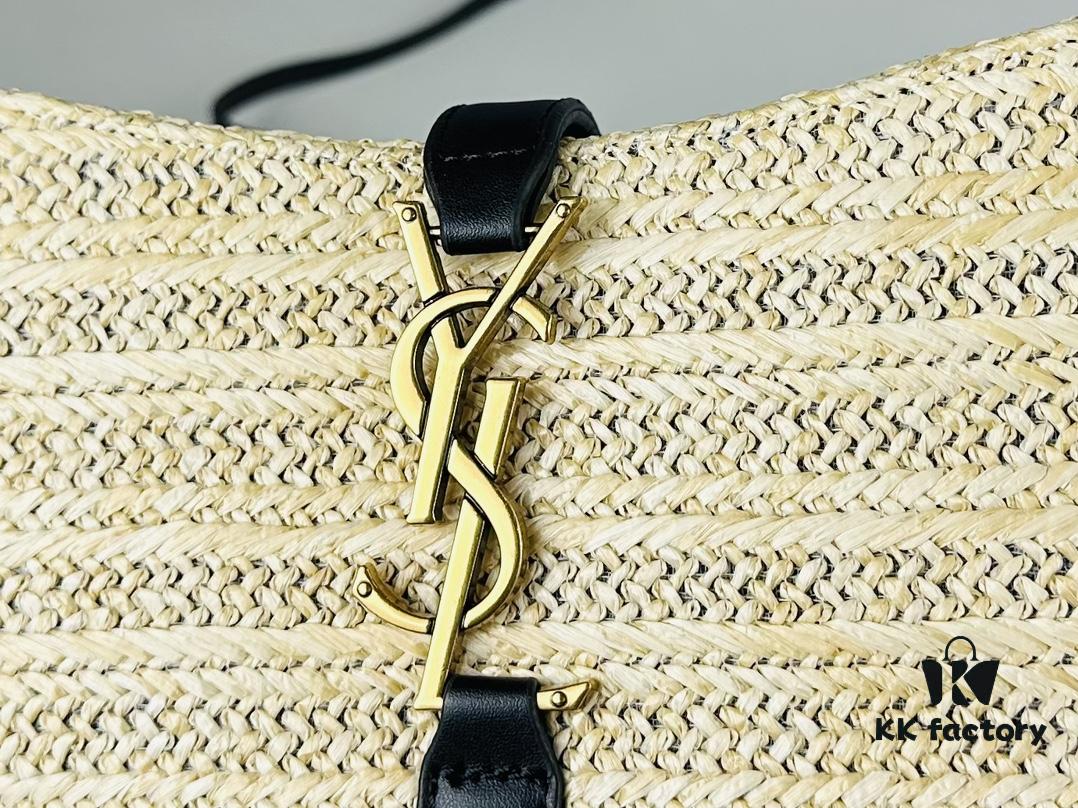 6930ca526e68136f4d9b0167 New Bestseller YSL Le 5 à 7 Raffia Mini Shoulder Bag