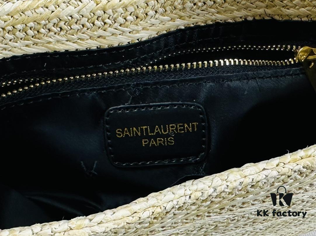 6930ca536e68136f4d9b016a New Bestseller YSL Le 5 à 7 Raffia Mini Shoulder Bag