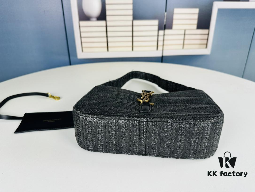 6930ca576e68136f4d9b016e New Bestseller YSL Le 5 à 7 Raffia Mini Shoulder Bag