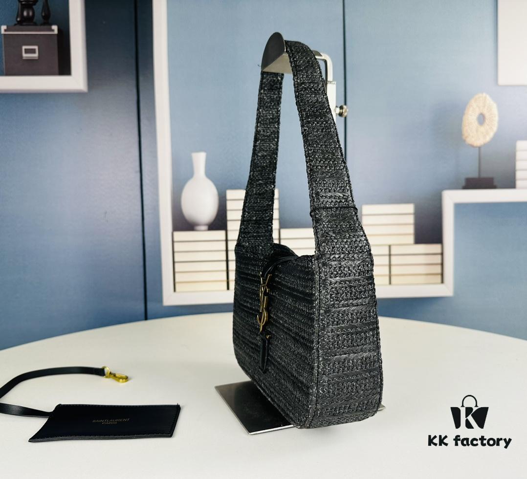 6930ca5c6e68136f4d9b0176 New Bestseller YSL Le 5 à 7 Raffia Mini Shoulder Bag