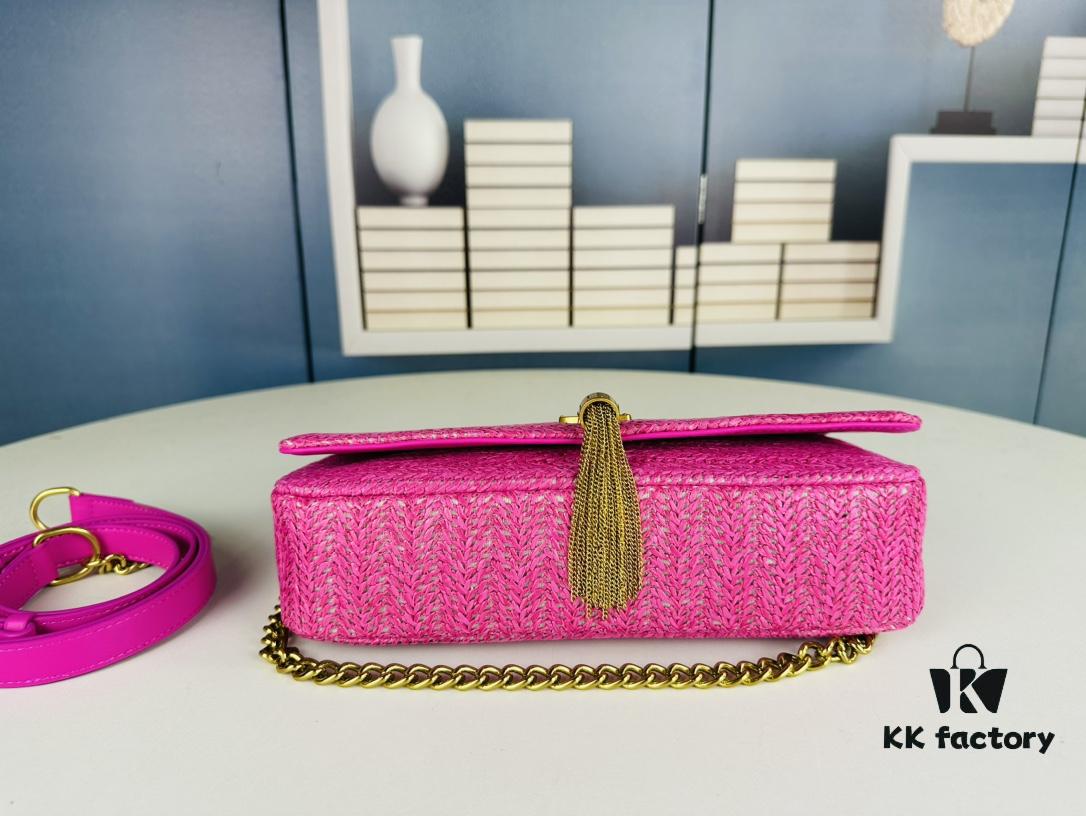 6930ca5d6e68136f4d9b0179 Bestseller YSL New Raffia Woven Tassel Bag! Summer Beach Joy
