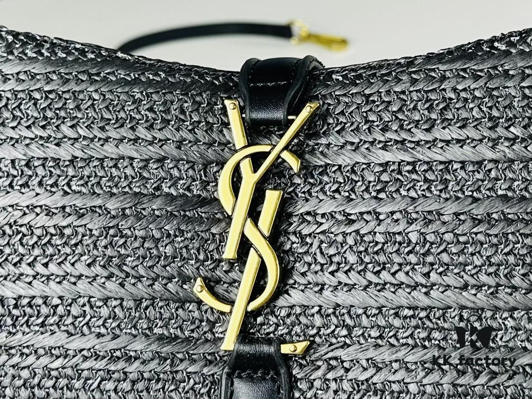 6930ca5e6e68136f4d9b017a New Bestseller YSL Le 5 à 7 Raffia Mini Shoulder Bag