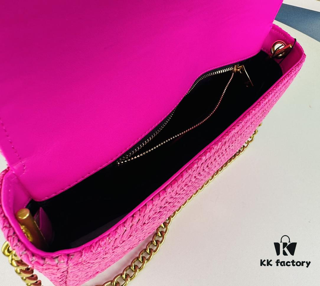 6930ca5e6e68136f4d9b017b Bestseller YSL New Raffia Woven Tassel Bag! Summer Beach Joy