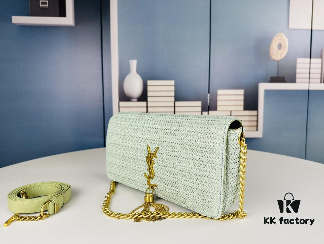 6930ca606e68136f4d9b017e Bestseller YSL New Raffia Woven Tassel Bag! Summer Beach Joy
