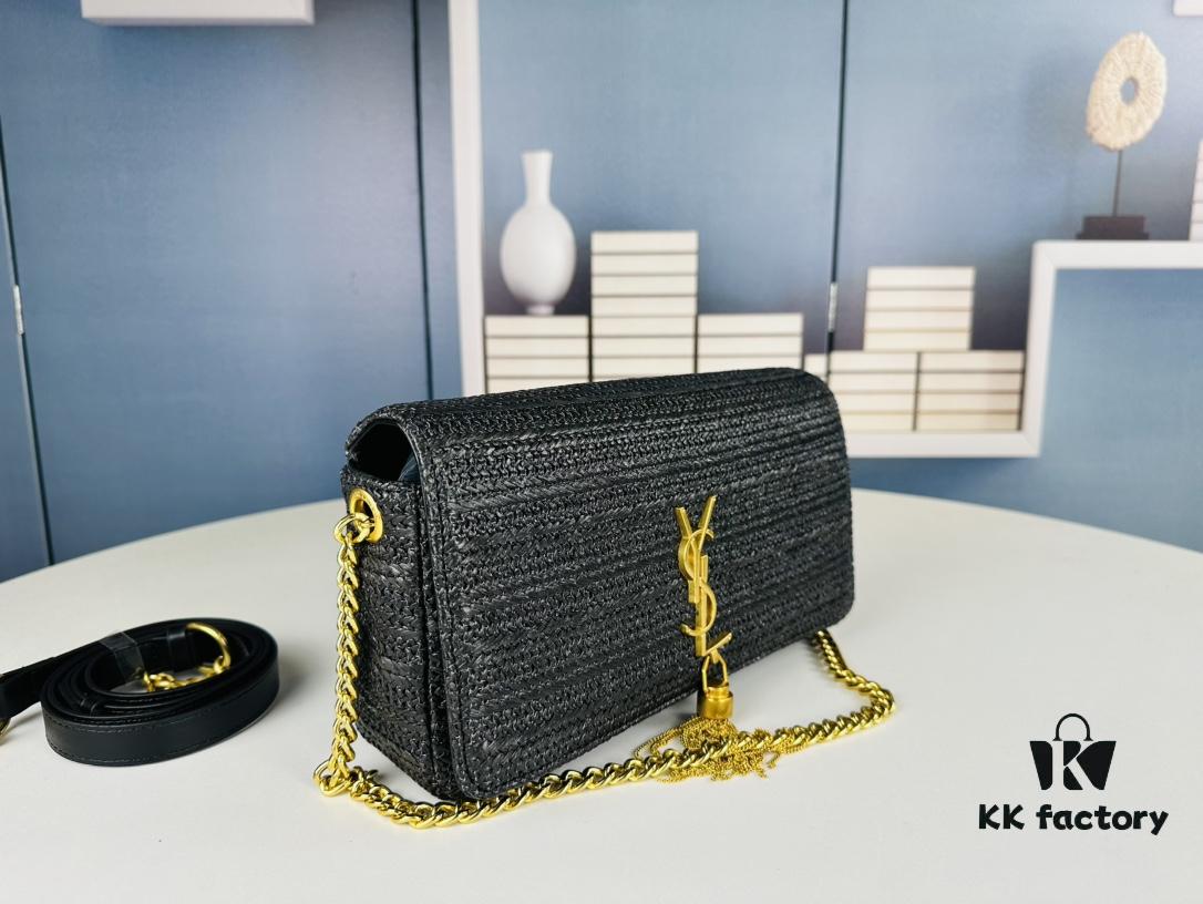 6930ca686e68136f4d9b018c Bestseller YSL New Raffia Woven Tassel Bag! Summer Beach Joy