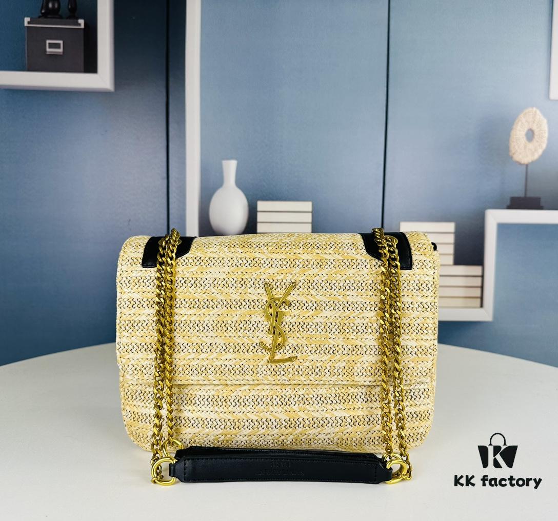 Bestselling Large YSL Raffia Bag Niki Style – Simply Stunning