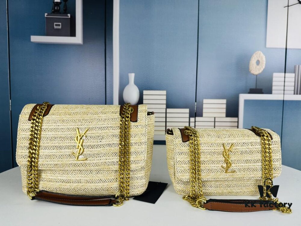 6930ca7d6e68136f4d9b01b4 Bestselling Large YSL Straw Bag Niki Woven Bag 962389