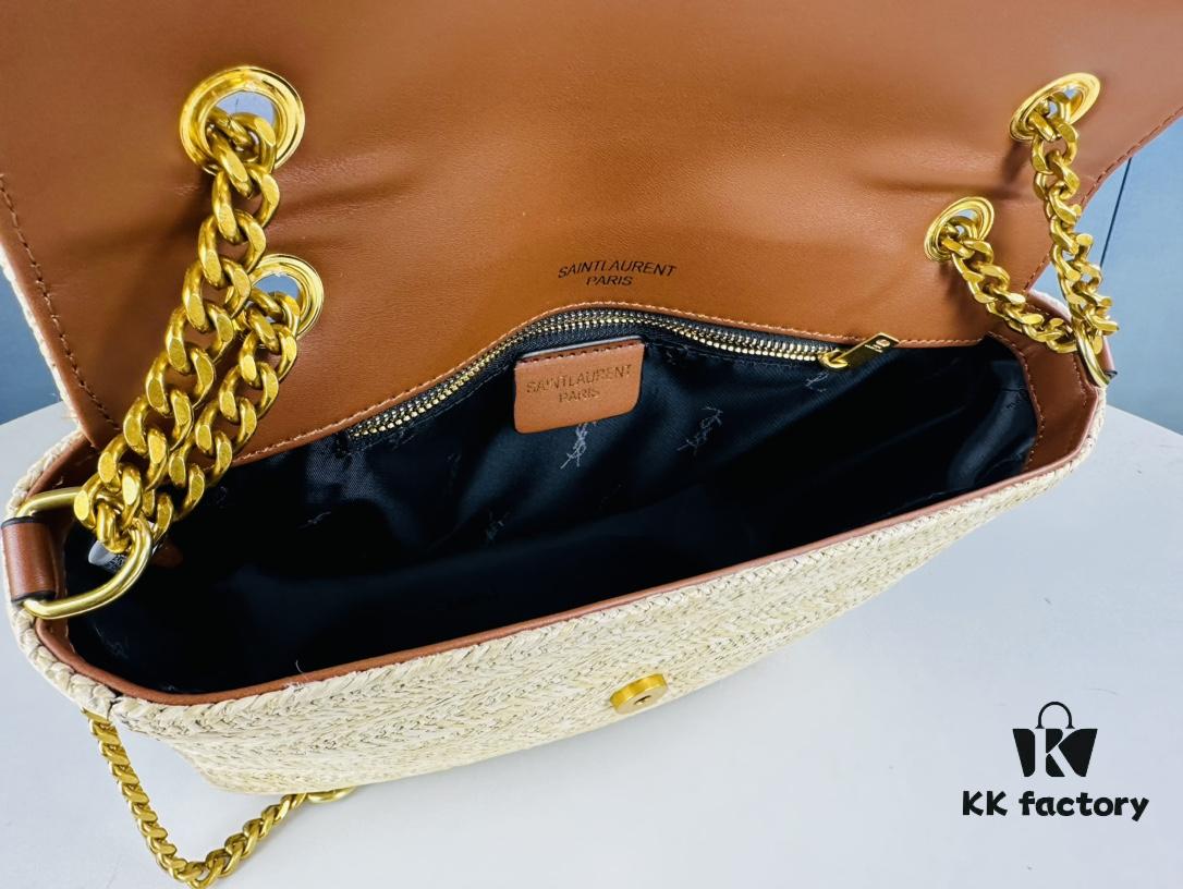 6930ca816e68136f4d9b01ba Bestselling Large YSL Straw Bag Niki Woven Bag 962389