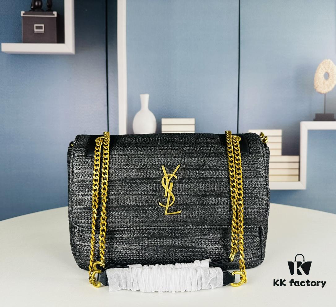 6930ca8a6e68136f4d9b01ca Bestselling Large YSL Raffia Bag Niki Style – Artistic and Elegant, Perfect for Everyday Wear