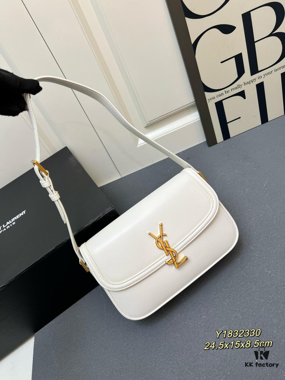 6930ca986e68136f4d9b01e4 YSL Le Cassandra Box Leather Handbag – The Latest 'Tofu Bag' in Soft Lambskin, Adjustable Strap, Vintage-inspired Style