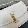 6930ca996e68136f4d9b01e7 YSL Le Cassandra Box Leather Handbag – The Latest 'Tofu Bag' in Soft Lambskin, Adjustable Strap, Vintage-inspired Style