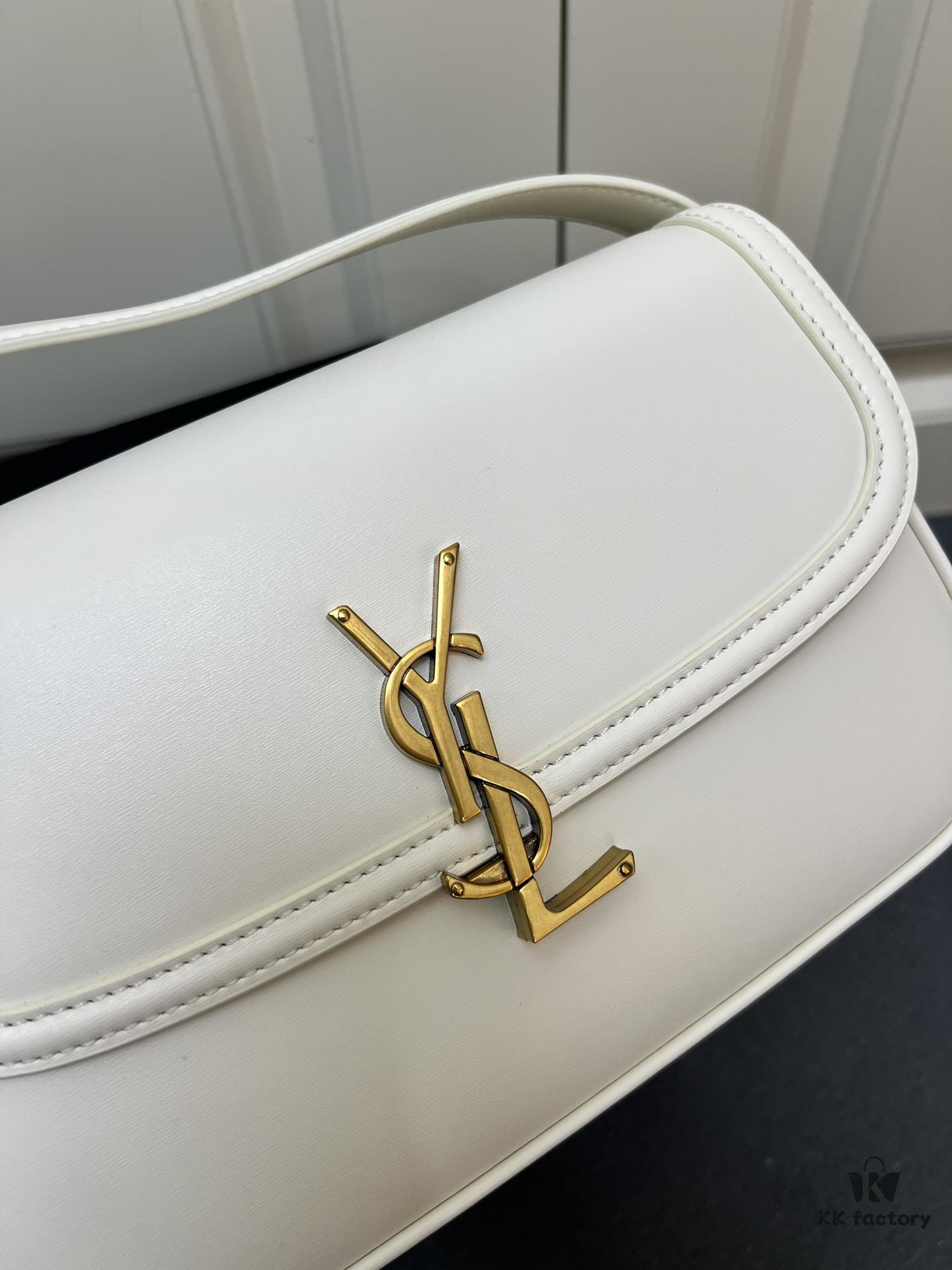 6930ca996e68136f4d9b01e7 YSL Le Cassandra Box Leather Handbag – The Latest 'Tofu Bag' in Soft Lambskin, Adjustable Strap, Vintage-inspired Style