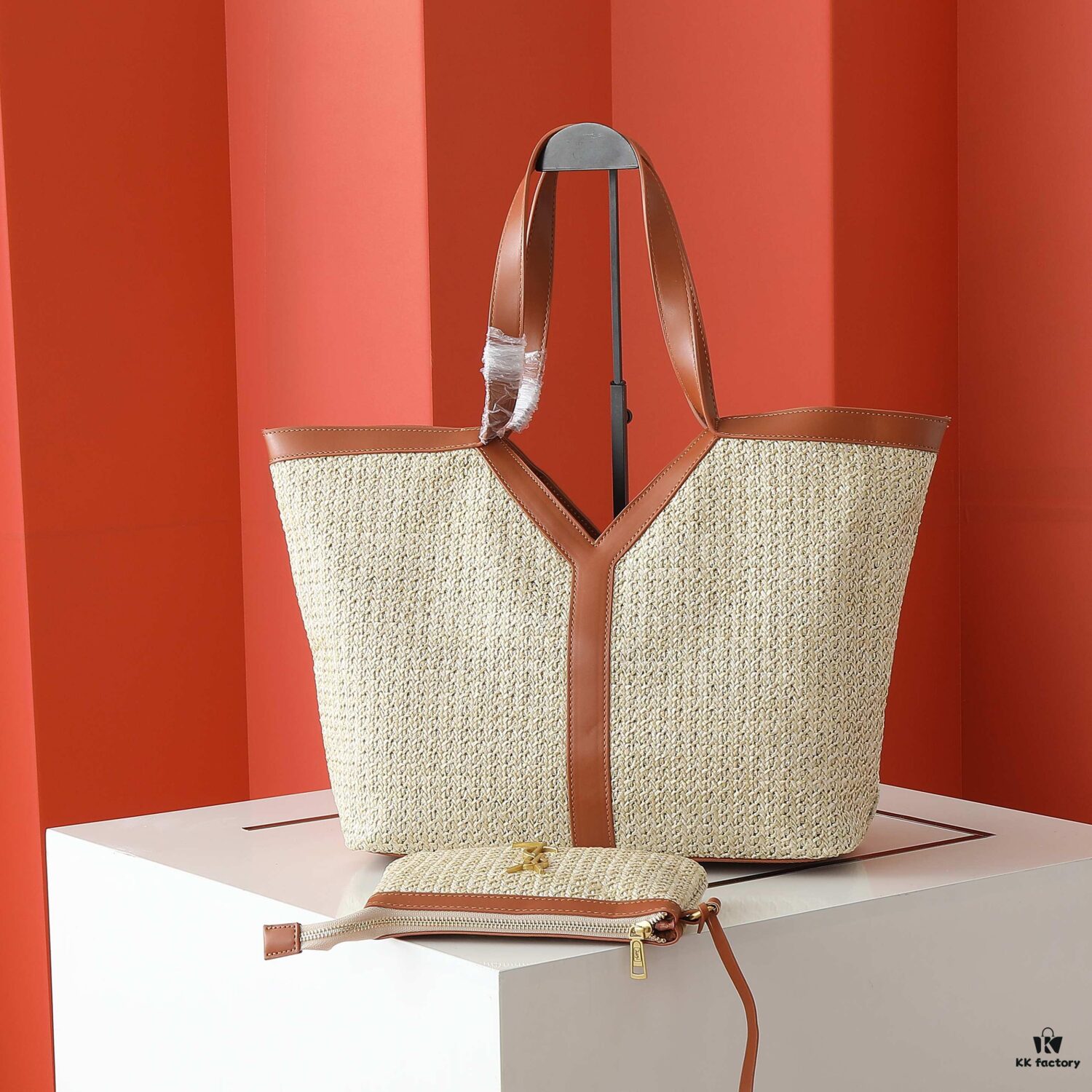YSL Saint Laurent Rattan Mother & Daughter Tote Bag 💕