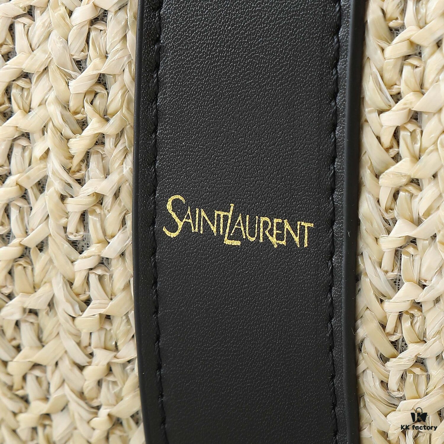 YSL Saint Laurent Raffia Mother-and-Child Tote Bag, Size: 50, 31, 11, Model 2509