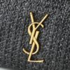 6930cab16e68136f4d9b0200 YSL Saint Laurent Rattan Mother-and-Child Tote Bag 💕 Spacious Lightweight Design with Contrasting Colors and Large Y Logo