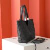 6930cab26e68136f4d9b0201 YSL Saint Laurent Rattan Mother-and-Child Tote Bag 💕 Spacious Lightweight Design with Contrasting Colors and Large Y Logo