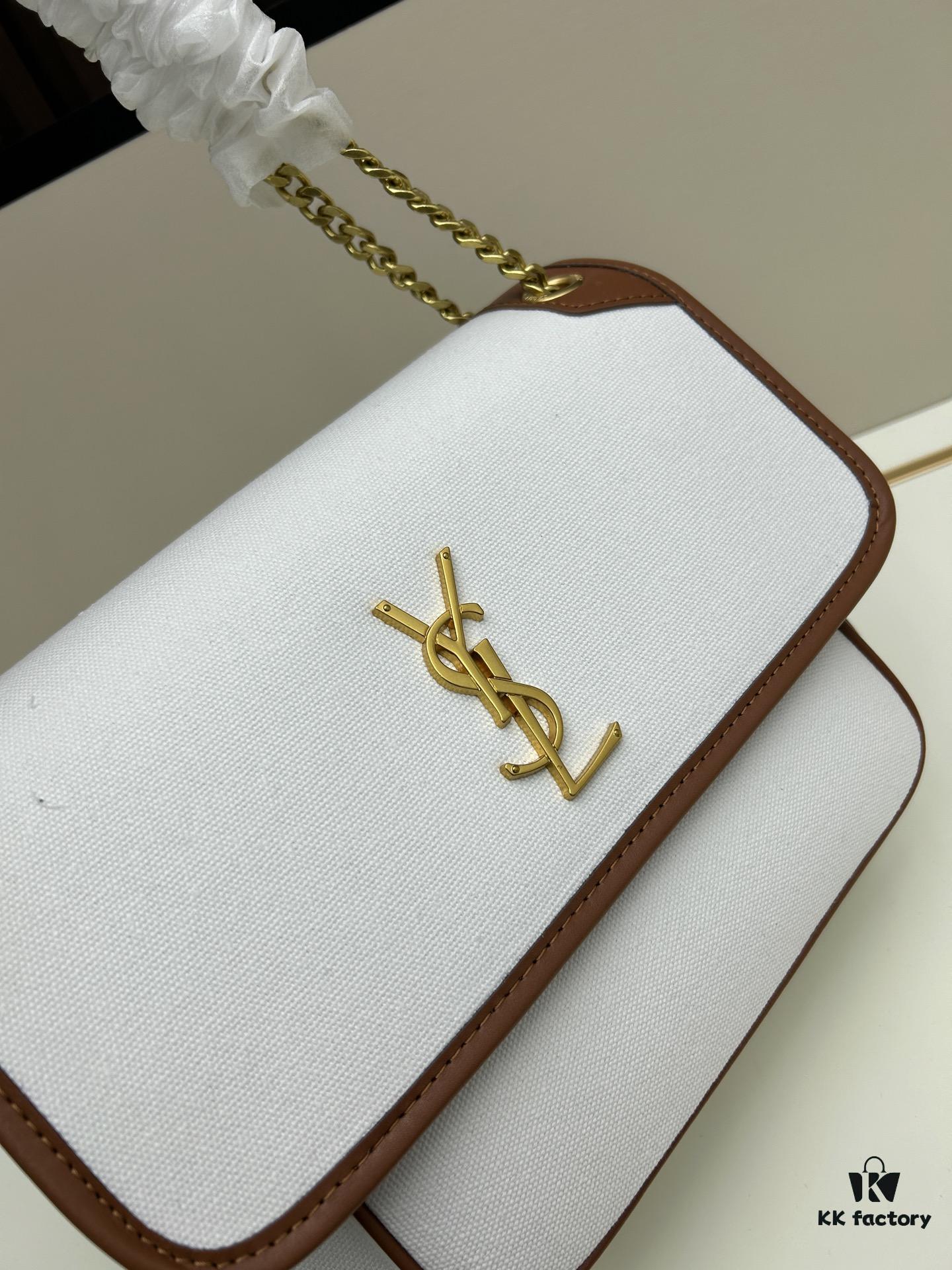 6930cab86e68136f4d9b020b New Large YSL Niki Linen-Style Crossbody Bag Shoulder Bag with Box