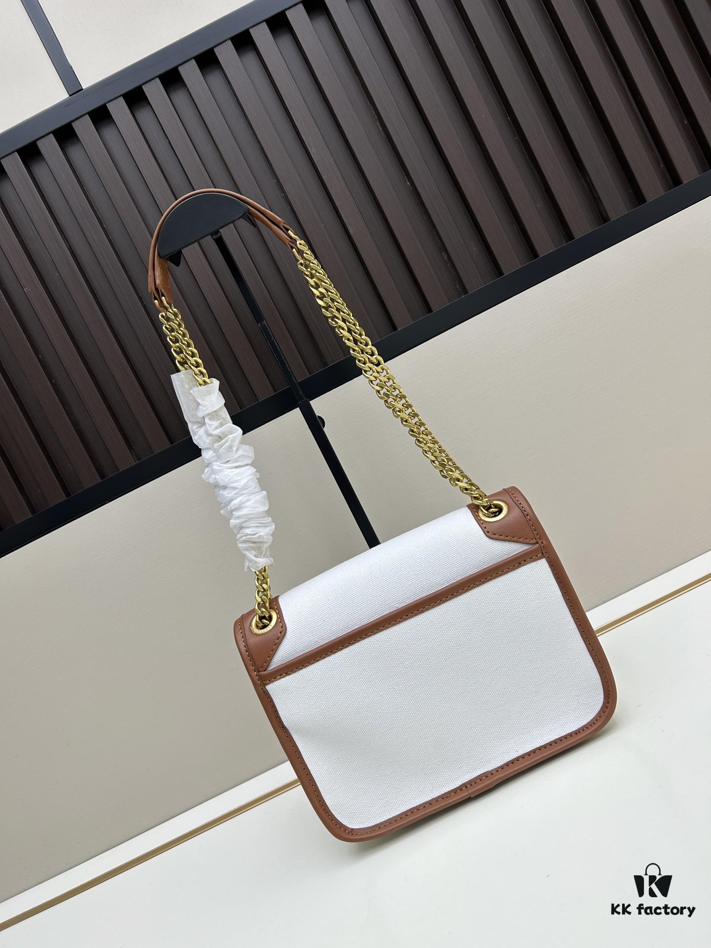 6930cabc6e68136f4d9b0213 New Arrival Small YSL Niki Bag with Box – Latest Linen-Blend Crossbody Shoulder Bag