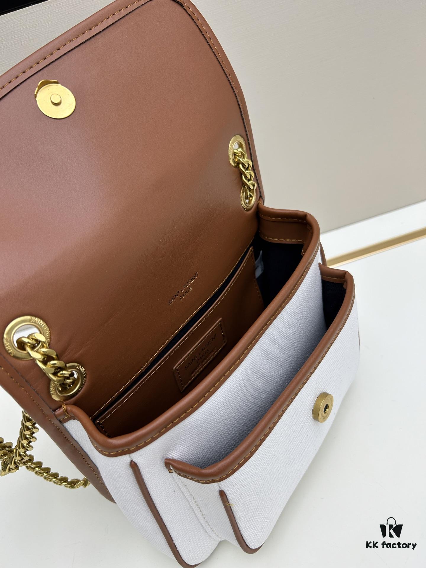 6930cabf6e68136f4d9b0217 New Arrival Small YSL Niki Bag with Box – Latest Linen-Blend Crossbody Shoulder Bag
