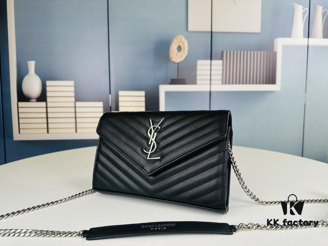 YSL Luxurious Caviar Envelope Woc Bag