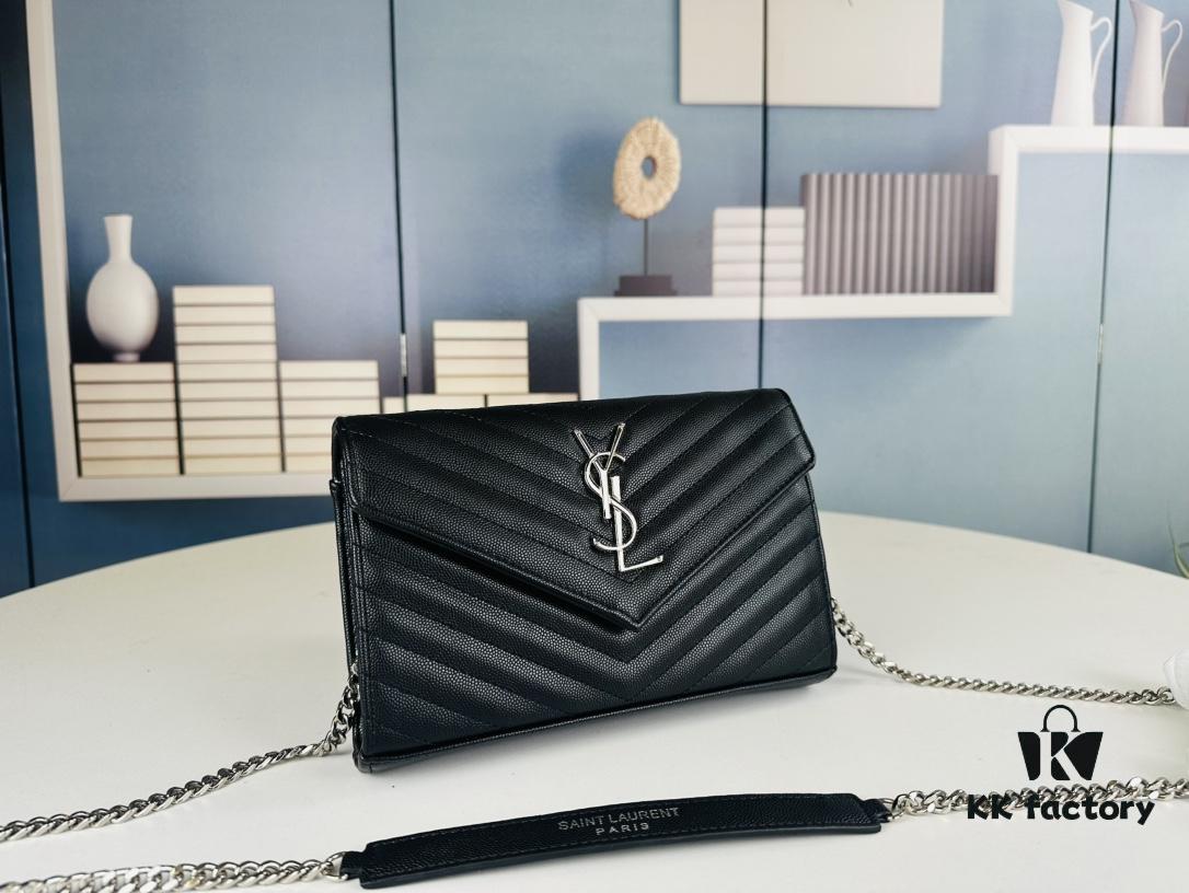 YSL Luxurious Caviar Envelope Woc Bag