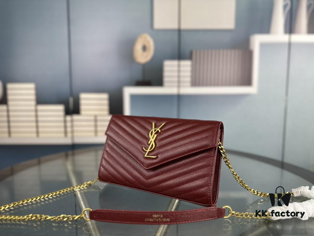 6930cad86e68136f4d9b024c YSL Luxurious Caviar Envelope Woc Bag ✨🤍