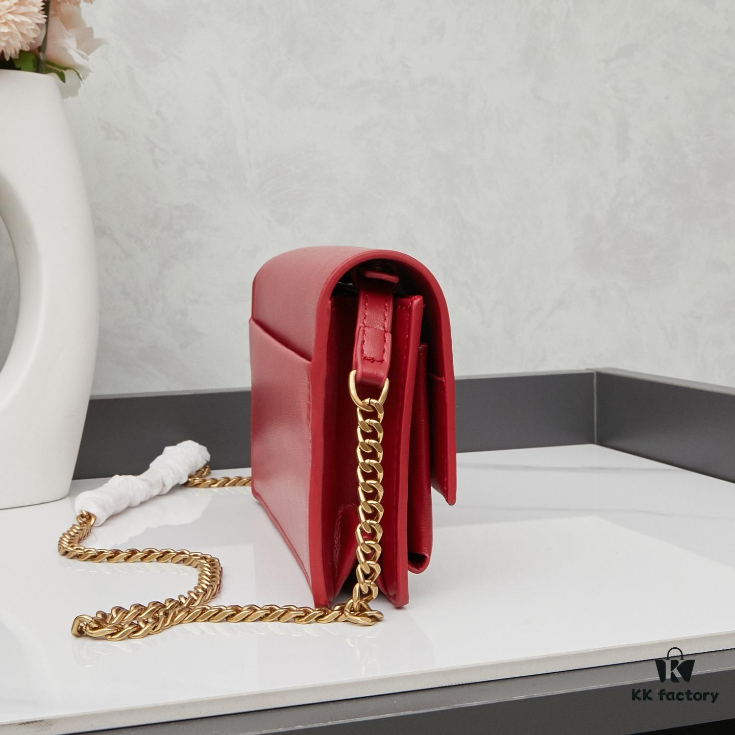 New YSL Classic Chain Bag with Box | Timeless Elegance in Black Leather