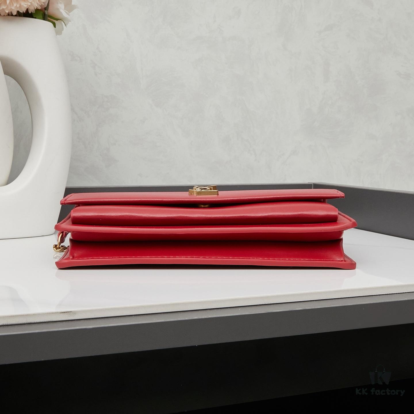 New YSL Classic Chain Bag with Box | Timeless Elegance in Black Leather