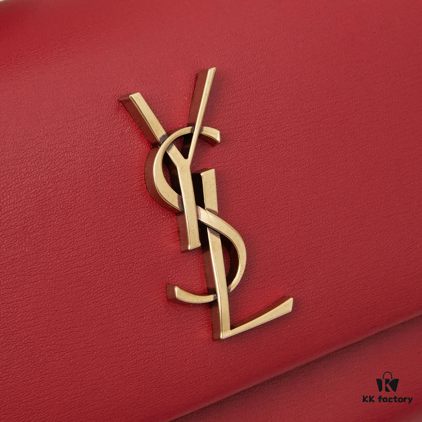 New YSL Classic Chain Bag with Box | Timeless Elegance in Black Leather