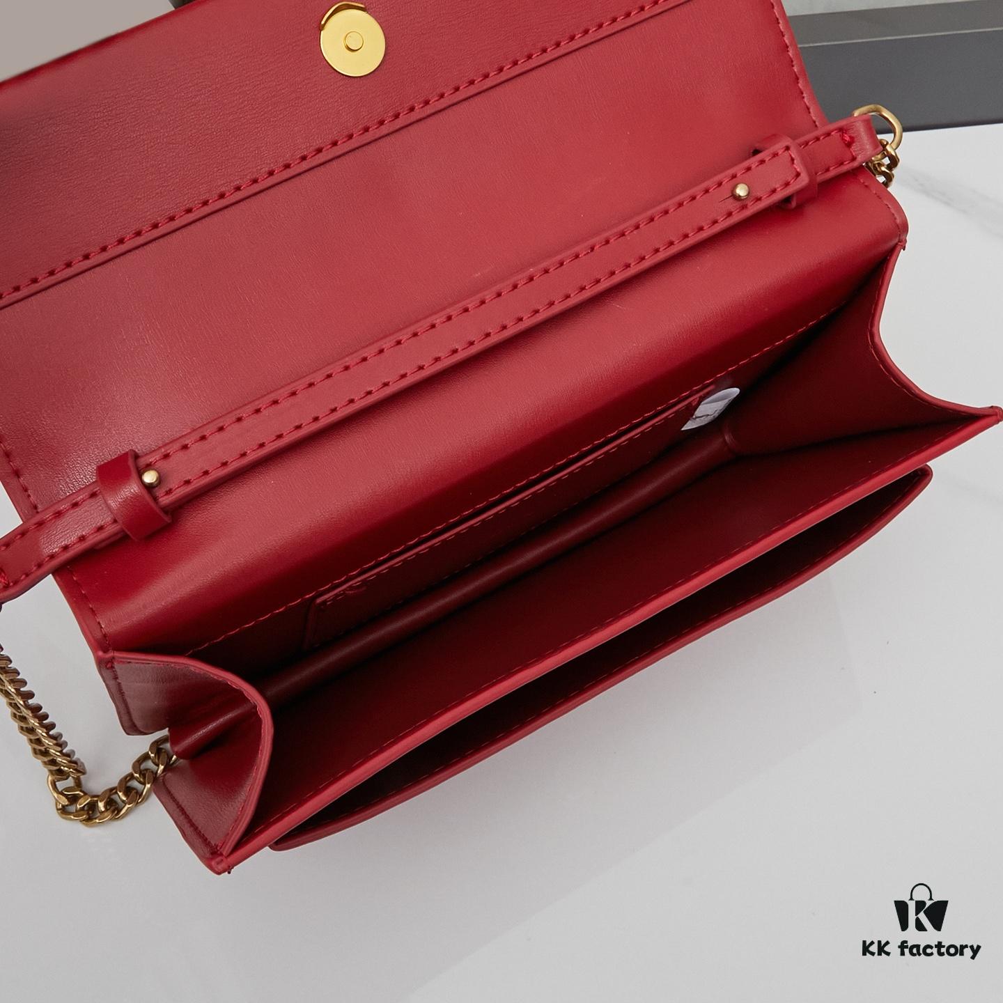 New YSL Classic Chain Bag with Box | Timeless Elegance in Black Leather