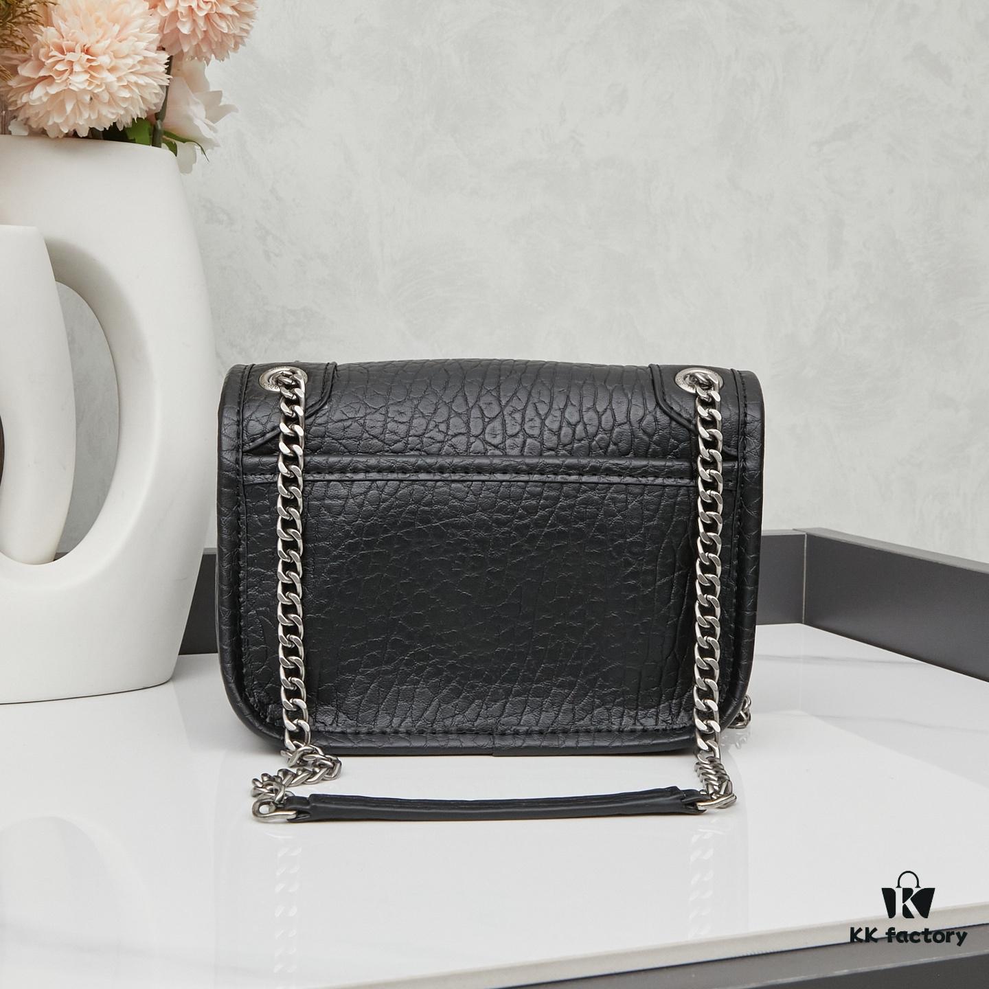 6930cafd6e68136f4d9b028f New Arrival with Box 💰 YSL Saint Laurent Niki Grainy Leather Mini Shoulder Bag