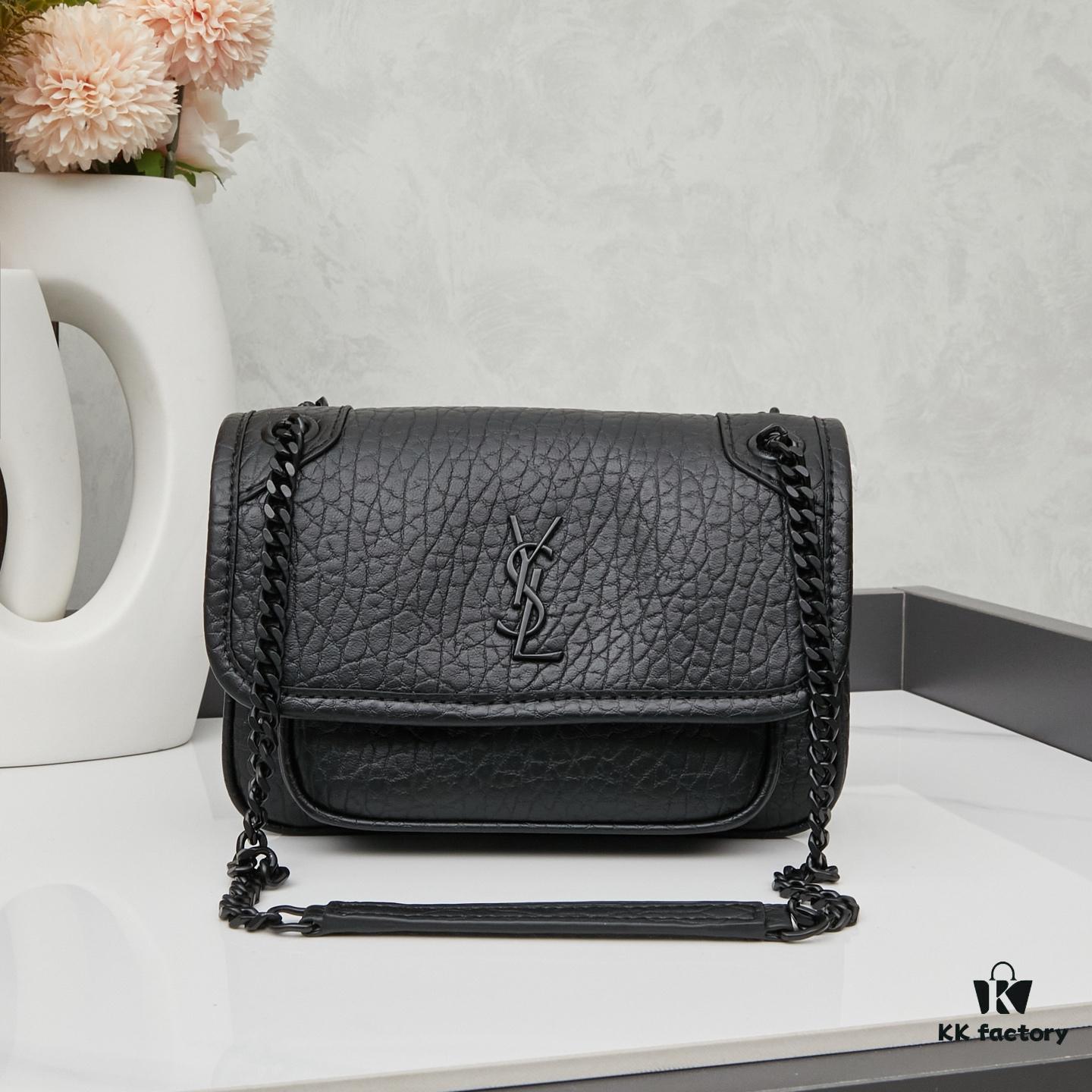 6930cb106e68136f4d9b02b0 New Arrival with Box 💰 YSL Saint Laurent Niki Grained Lambskin Mini Shoulder Bag