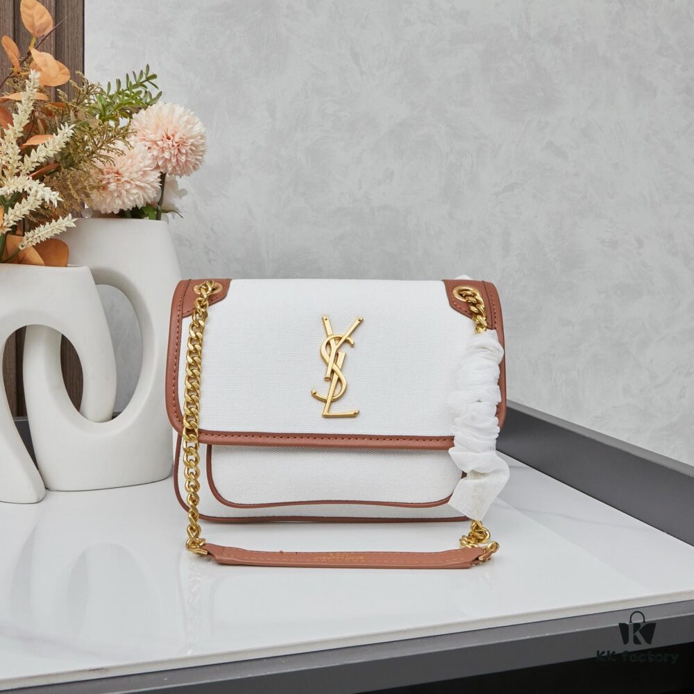6930cb216e68136f4d9b02c8 New Arrival Small YSL Niki Bag with Box - Latest Linen-Style Crossbody Shoulder Bag
