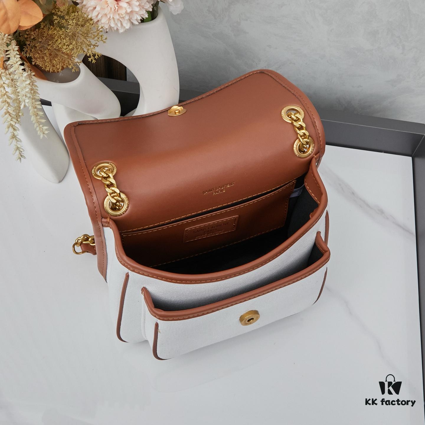 6930cb276e68136f4d9b02d1 New Arrival Small YSL Niki Bag with Box - Latest Linen-Style Crossbody Shoulder Bag
