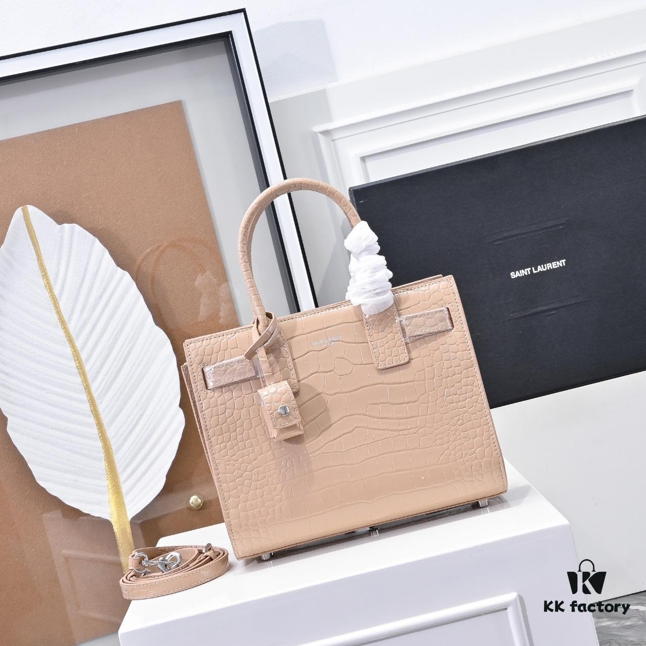 6930cb3b6e68136f4d9b02f4 New Arrival Saffiano Leather Rose-Inspired Street-Style Bag | YSL's Muse Must-Have