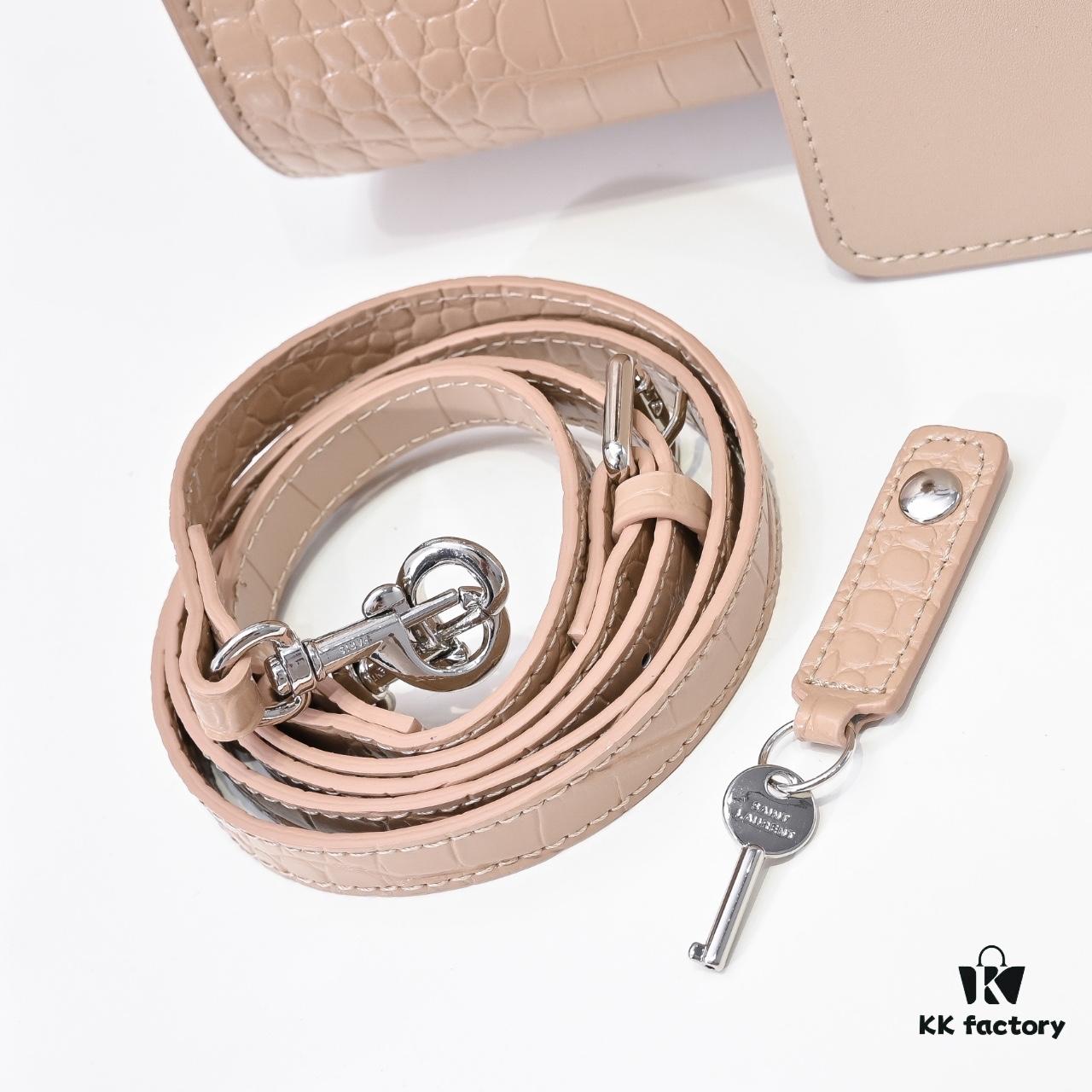 6930cb3c6e68136f4d9b02f6 New Arrival Saffiano Leather Rose-Inspired Street-Style Bag | YSL's Muse Must-Have