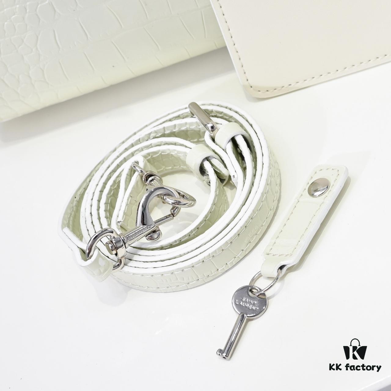 6930cb476e68136f4d9b030a New Arrival Saffiano Leather Kate Chain Bag | YSL Celebrity Muse Rose's Street Style Must-Have