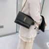 6930cbab6e68136f4d9b03a9 New Arrival with Box YSL Sunset Chain Bag, Smooth Fine Grain Calfskin Leather
