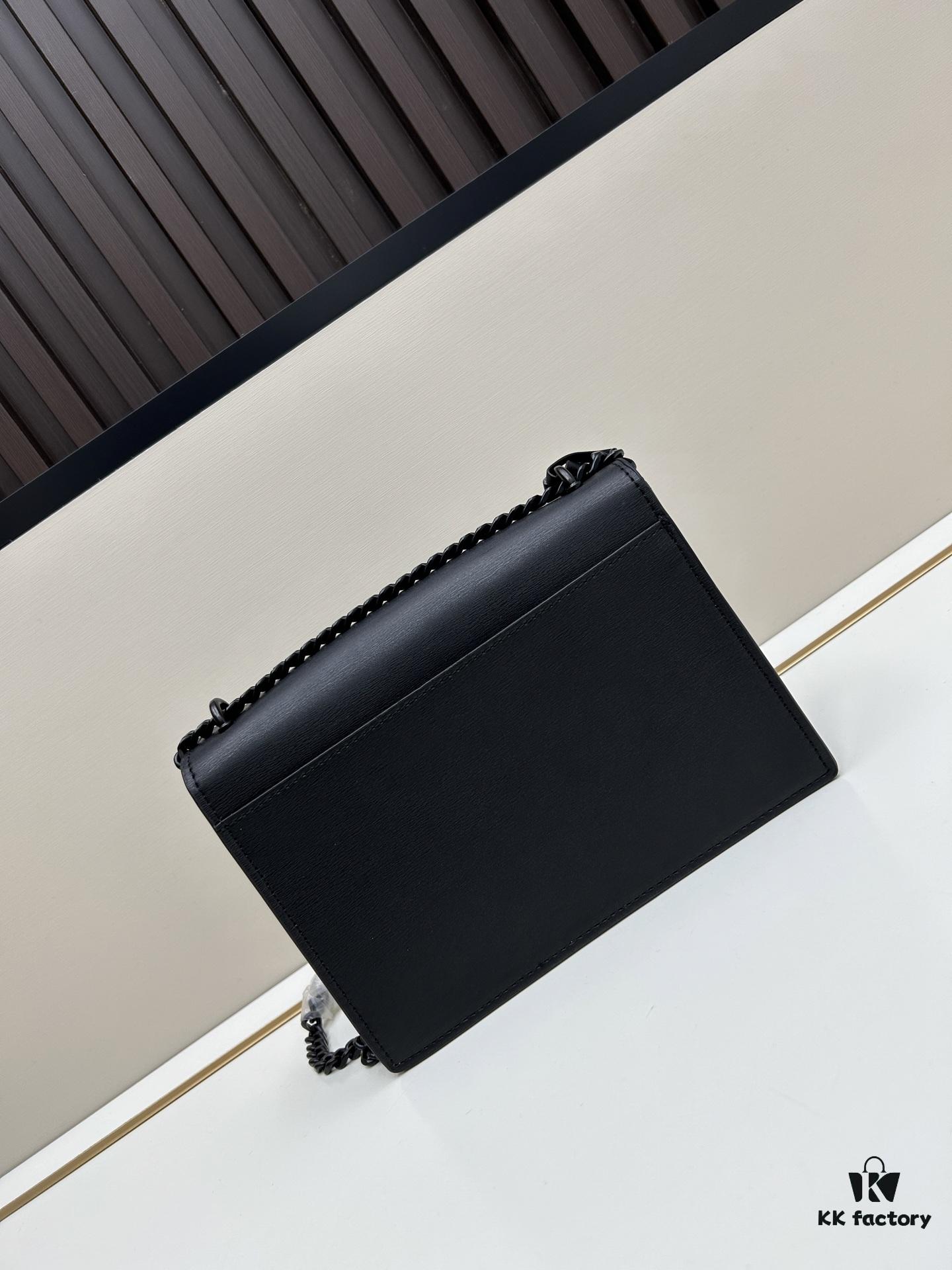 6930cbb46e68136f4d9b03b1 New Arrival with Box 💰 YSL Sunset Chain Bag, Smooth Fine Grain Calfskin